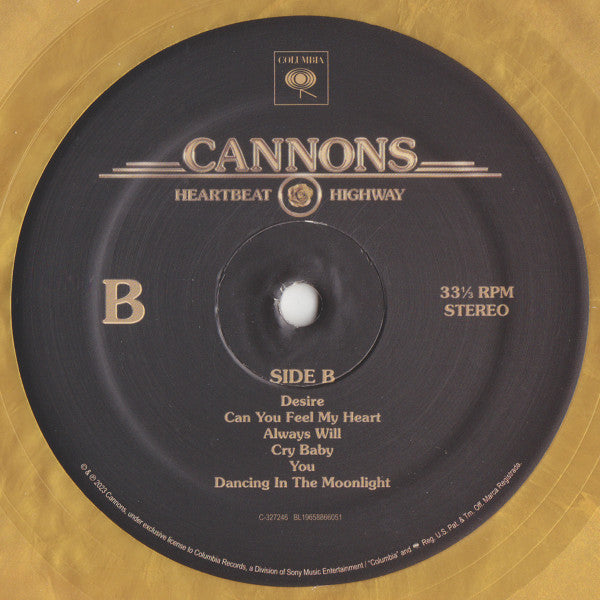 Cannons (5) : Heartbeat Highway (LP, Album, Ltd, Met)