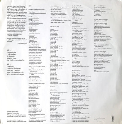 Ladysmith Black Mambazo : Shaka Zulu (LP, Album)