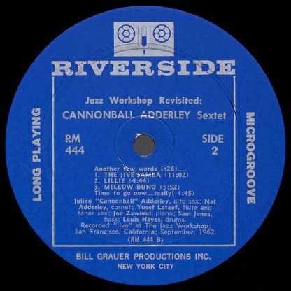 Cannonball Adderley Sextet : Jazz Workshop Revisited (LP, Album, Mono, Kee)