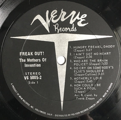 The Mothers : Freak Out!  (2xLP, Album, RE, RP, Hot)