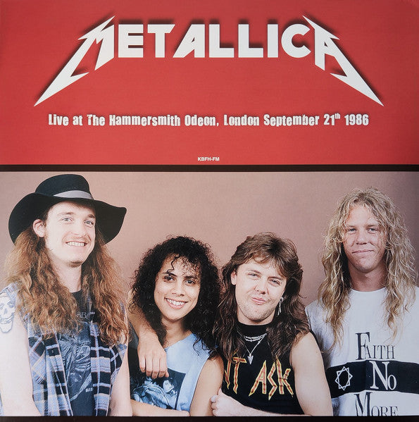 Metallica : Live At The Hammersmith Odeon, London September 21th 1986 (LP, Album, Unofficial, Red)