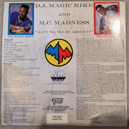 DJ Magic Mike And MC Madness : Ain't No Doubt About It (2xLP, Album, Promo, Red)