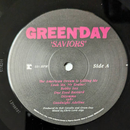 Green Day : Saviors (LP, Album, Ltd, Emb)
