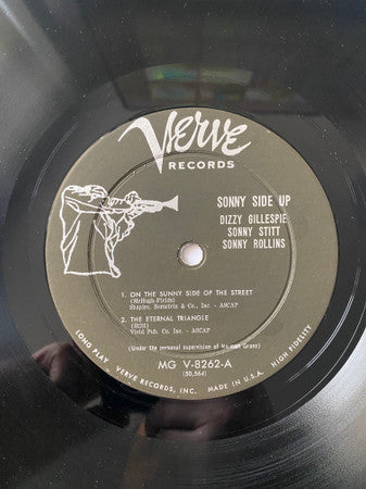 Dizzy Gillespie / Sonny Stitt / Sonny Rollins : Sonny Side Up (LP, Album, Mono)