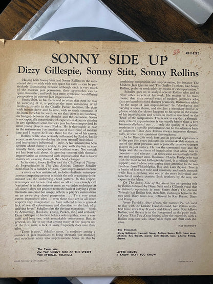 Dizzy Gillespie / Sonny Stitt / Sonny Rollins : Sonny Side Up (LP, Album, Mono)