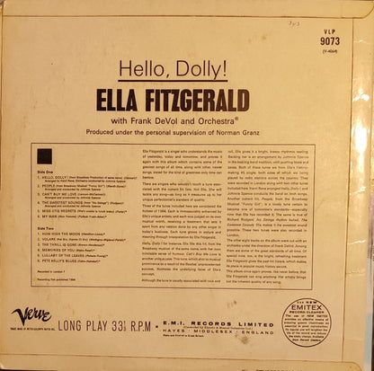Ella Fitzgerald : Hello, Dolly! (LP, Mono)