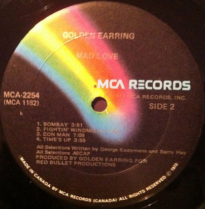 Golden Earring : Mad Love (LP, Album)