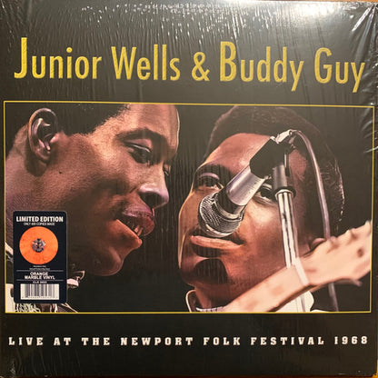Junior Wells, Buddy Guy : Live At The Newport Folk Festival 1968 (LP, Ltd, Ora)
