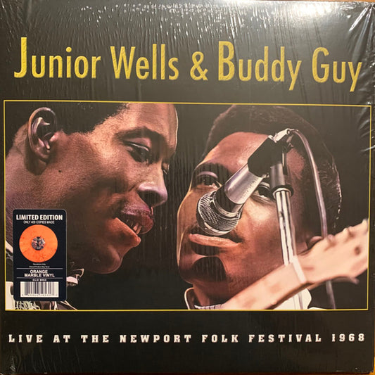 Junior Wells, Buddy Guy : Live At The Newport Folk Festival 1968 (LP, Ltd, Ora)