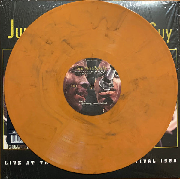 Junior Wells, Buddy Guy : Live At The Newport Folk Festival 1968 (LP, Ltd, Ora)