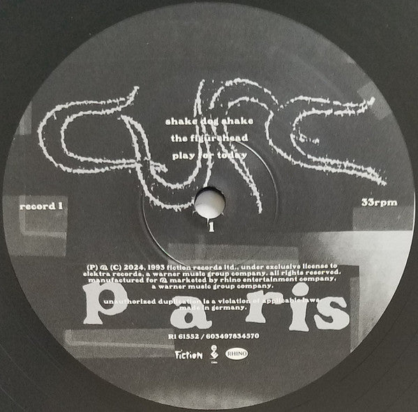 The Cure : Paris (2xLP, Album, RE, RM)