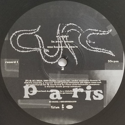 The Cure : Paris (2xLP, Album, RE, RM)
