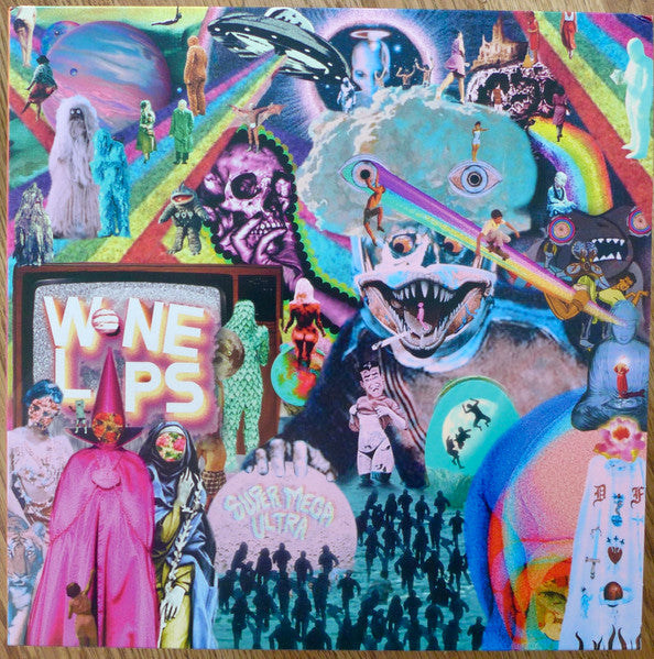 Wine Lips : Super Mega Ultra (LP, Album, Ltd, Pin)