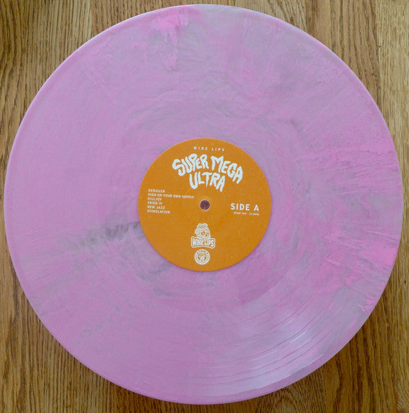Wine Lips : Super Mega Ultra (LP, Album, Ltd, Pin)