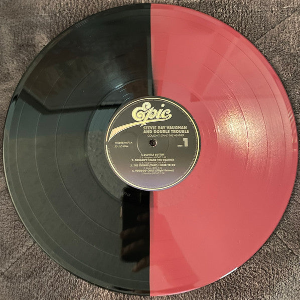 Stevie Ray Vaughan & Double Trouble : Couldn't Stand The Weather (LP, Album, Club, RE, RM, Red)