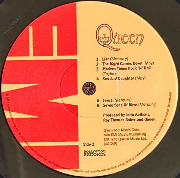 Queen : Queen (LP, Album, RE, RM, Hal)