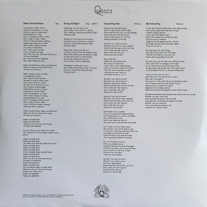 Queen : Queen (LP, Album, RE, RM, Hal)