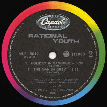 Rational Youth : Rational Youth (LP, MiniAlbum)