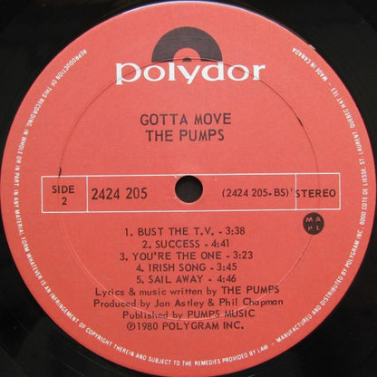 The Pumps (3) : Gotta Move (LP, Album, Qua)