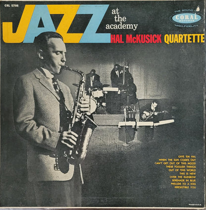 Hal McKusick Quartet : Jazz at The Academy (LP, Album, Mono)
