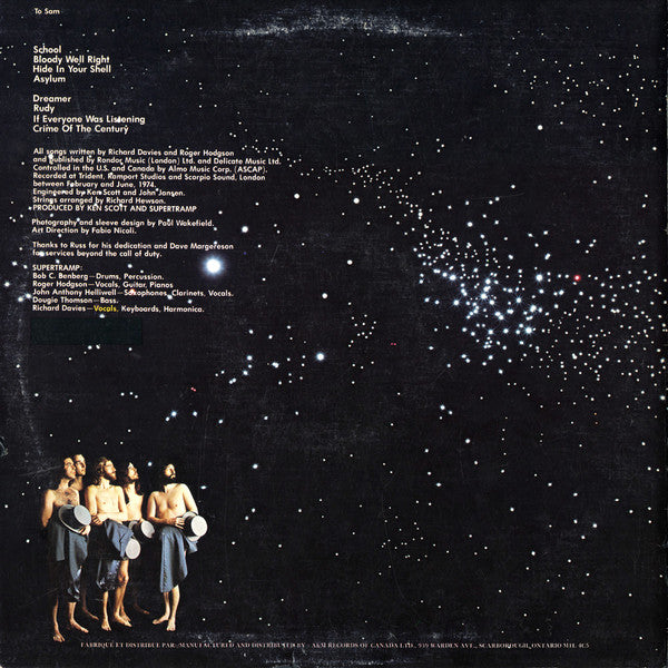 Supertramp : Crime Of The Century (LP, Album, RE)