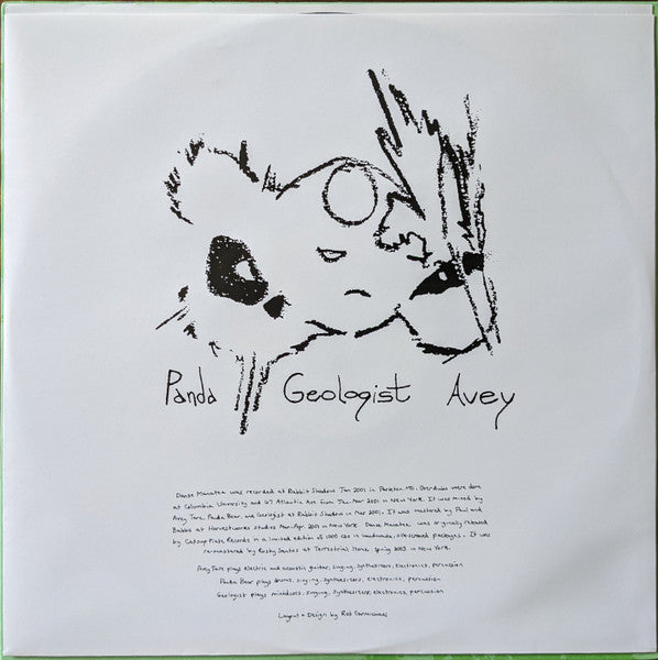 Avey Tare, Panda Bear & Geologist : Danse Manatee (LP, Album, RE)