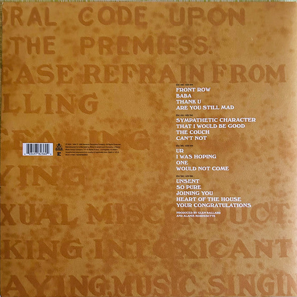 Alanis Morissette : Supposed Former Infatuation Junkie (2xLP, Album, Ltd, RE, Cle)