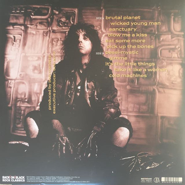 Alice Cooper (2) : Brutal Planet (LP, Album, Yel)