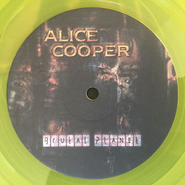 Alice Cooper (2) : Brutal Planet (LP, Album, Yel)