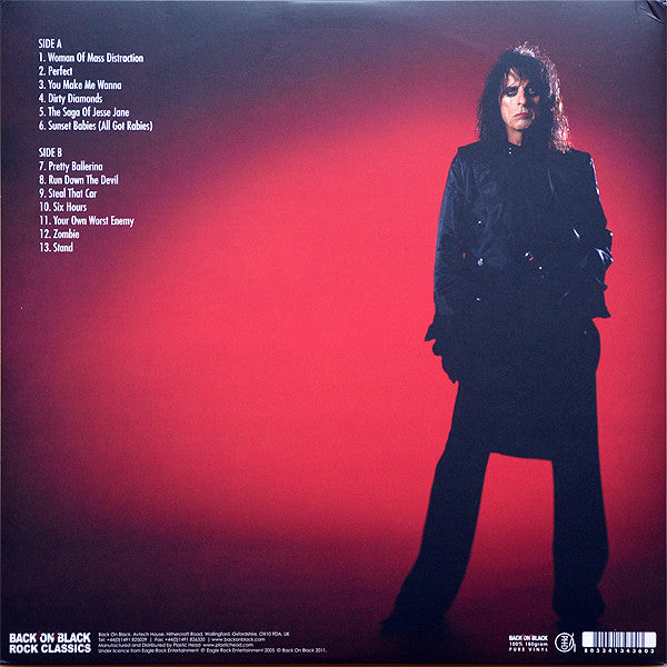 Alice Cooper (2) : Dirty Diamonds (LP, Album, Red)