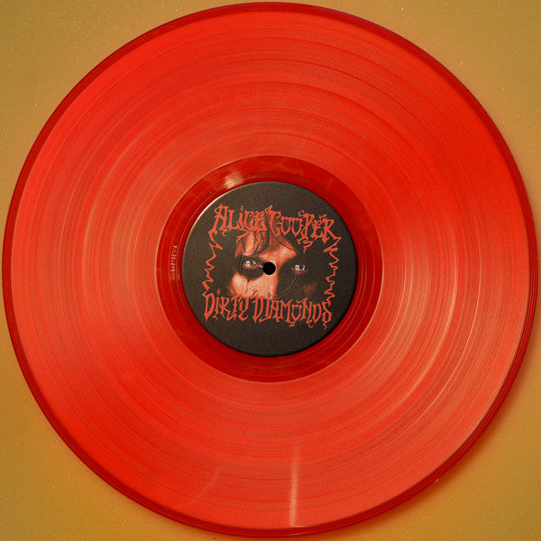 Alice Cooper (2) : Dirty Diamonds (LP, Album, Red)