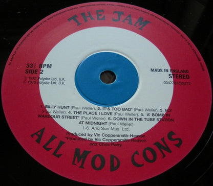 The Jam : All Mod Cons (LP, Album, RE)