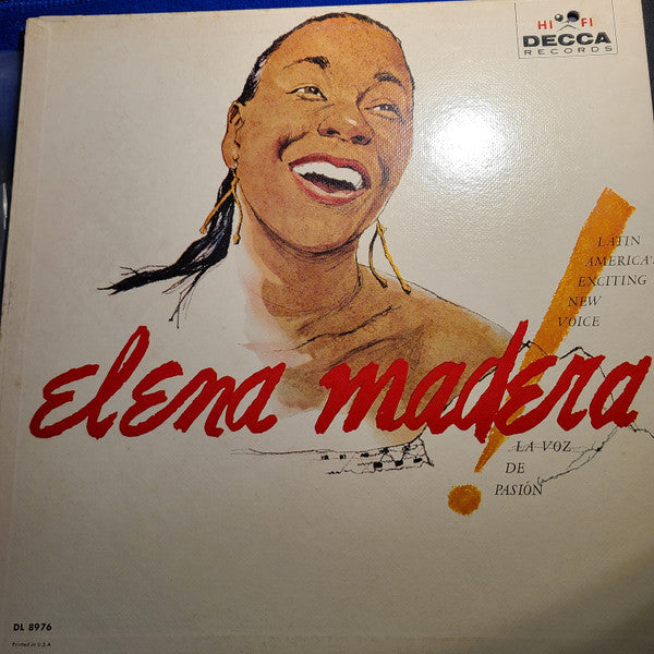 Elena Madera : Elena Madera (LP, Album, Mono)