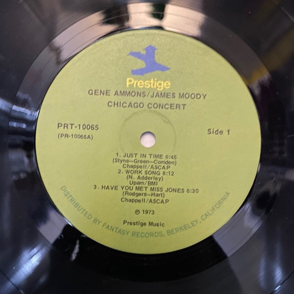 Ammons* & Moody* : Chicago Concert (LP, Album)