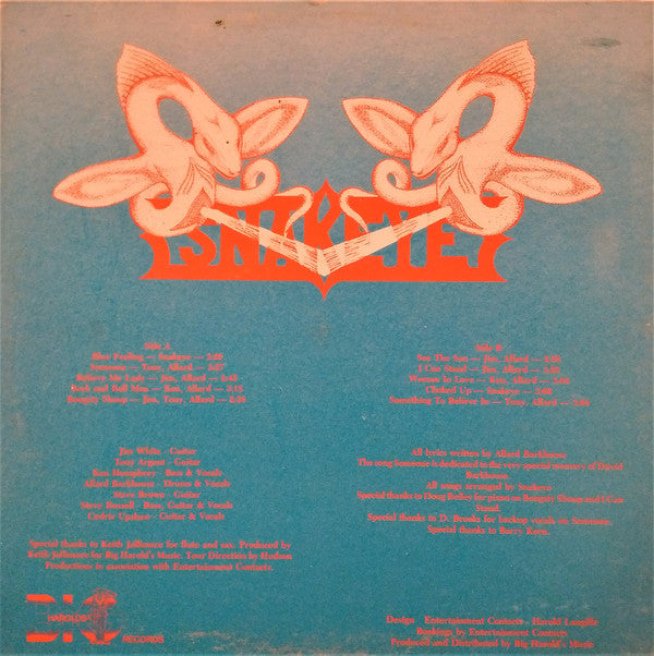 Snakeye : Blue Feelin' (LP, Album)