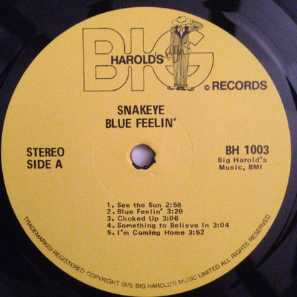 Snakeye : Blue Feelin' (LP, Album)