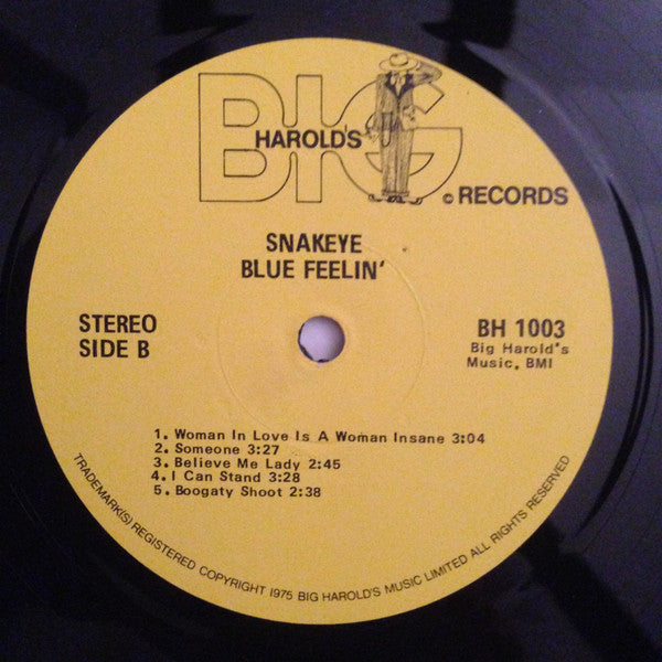 Snakeye : Blue Feelin' (LP, Album)