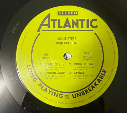 John Coltrane : Giant Steps (LP, Album, RE, 180)