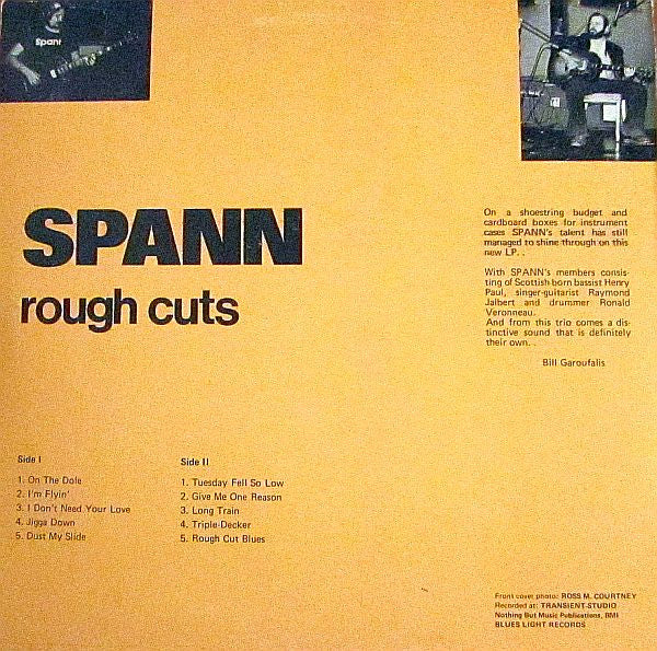 SPANN : Rough Cuts (LP, Album)