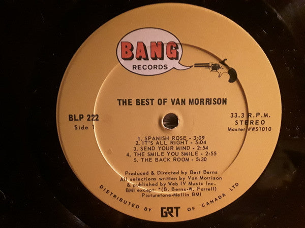 Van Morrison : The Best Of Van Morrison (LP, Comp)