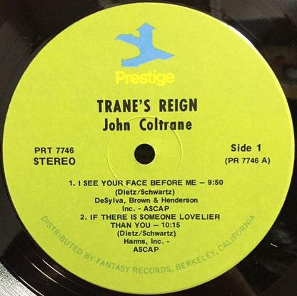 John Coltrane : Trane's Reign (LP, Album, RE, RM, Fak)