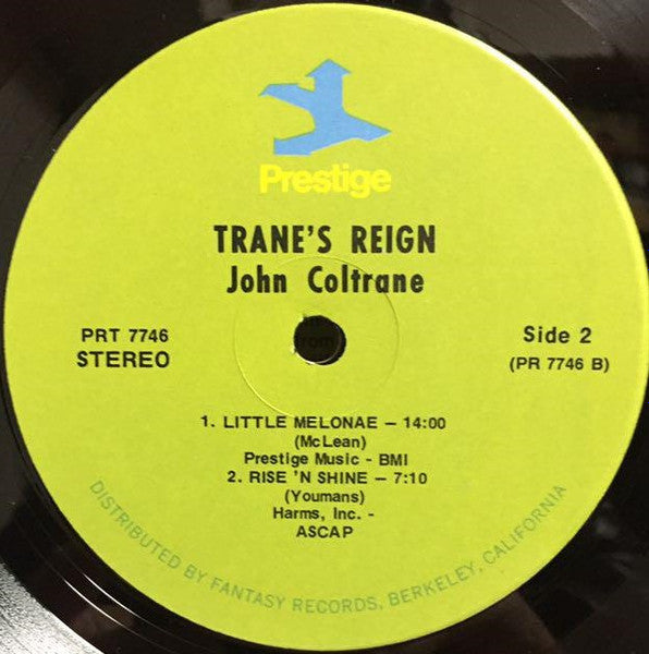 John Coltrane : Trane's Reign (LP, Album, RE, RM, Fak)