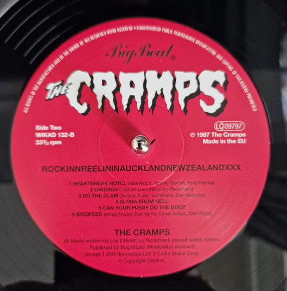The Cramps : Rockinnreelininaucklandnewzealandxxx (LP, Album, RE, Bla)