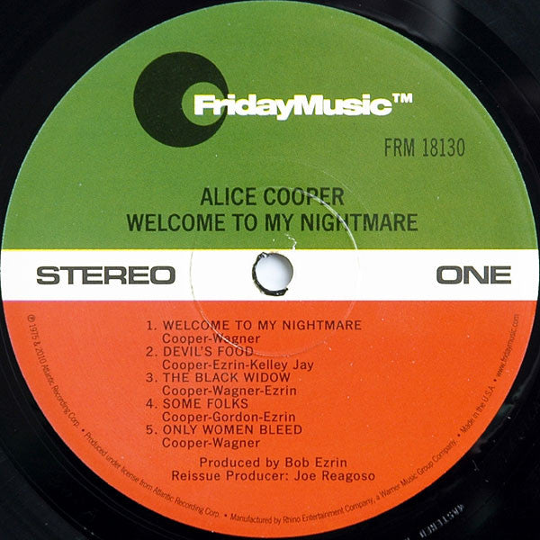 Alice Cooper (2) : Welcome To My Nightmare (LP, Album, RE, RM, Gat)