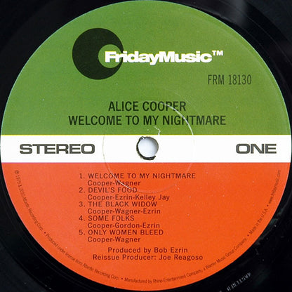 Alice Cooper (2) : Welcome To My Nightmare (LP, Album, RE, RM, Gat)