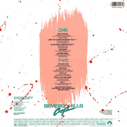 Various : Music From The Motion Picture Soundtrack - Beverly Hills Cop (LP, Album, Comp)