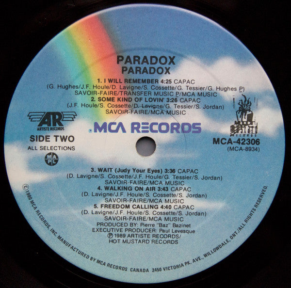 Paradox (24) : Paradox (LP, Album)