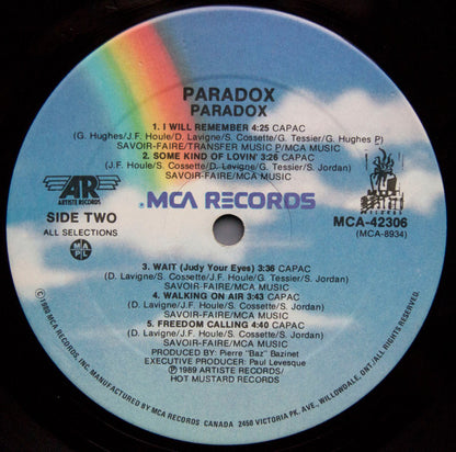 Paradox (24) : Paradox (LP, Album)