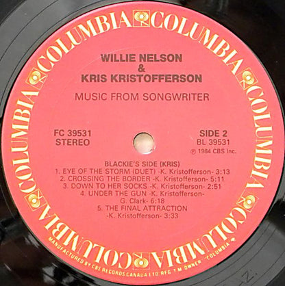 Willie Nelson & Kris Kristofferson : Music From Songwriter (LP, Album)