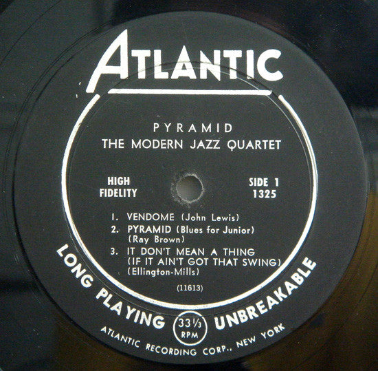 The Modern Jazz Quartet : Pyramid (LP, Album, Mono, Bla)